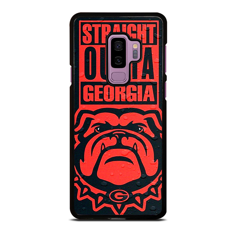 STRAIGHT OUTTA GEORGIA BULLDOGS DAWGS Samsung Galaxy S9 Plus Case