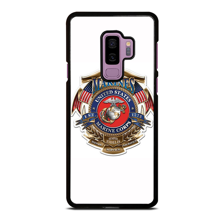USMC US MARINE SEAL CORPS LOGO EMBLEM Samsung Galaxy S9 Plus Case