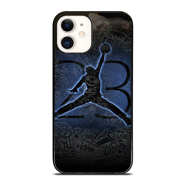 MICHAEL JORDAN AIR JORDAN ART iPhone 12 Case