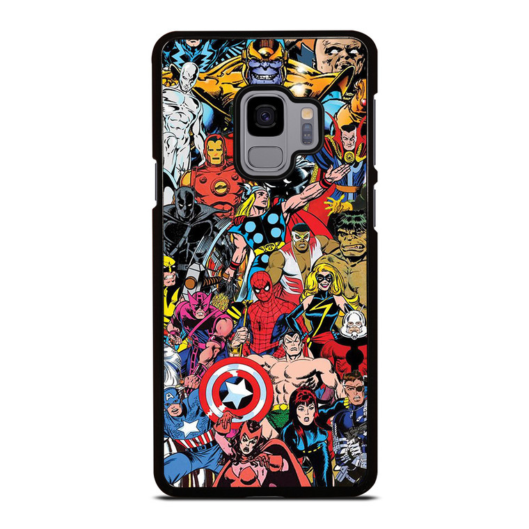 MARVELCOMICS CHARACTERS Samsung Galaxy S9 Case