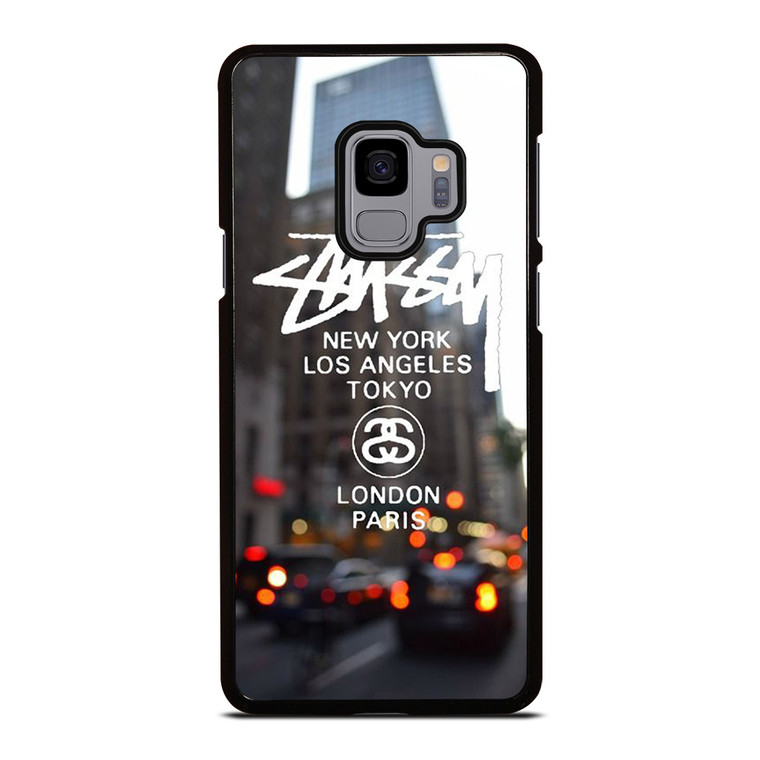 STUSSY NEW YORK LA TOKYO LONDON PARIS Samsung Galaxy S9 Case