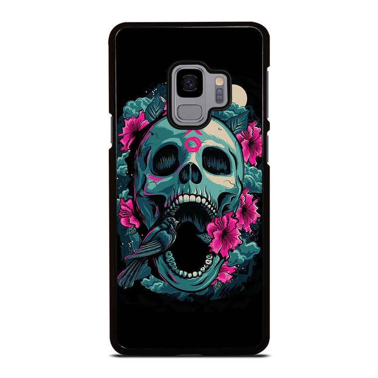 SUGAR SKULL FLOWERS TATTOO Samsung Galaxy S9 Case