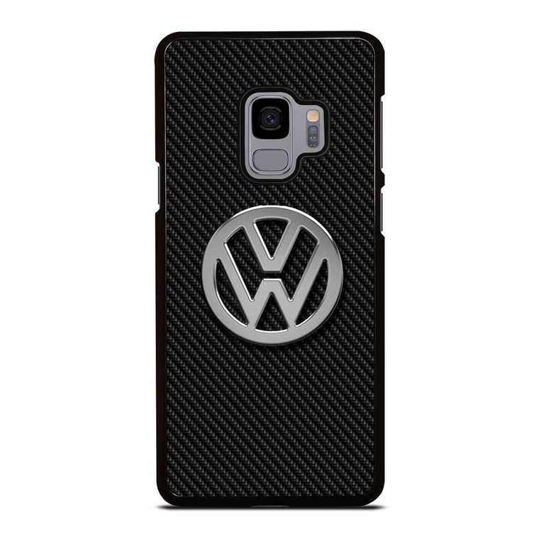 VW VOLKSWAGEN LOGO CARBON Samsung Galaxy S9 Case