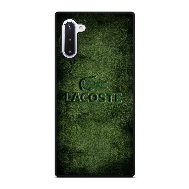 LACOSTE LOGO EMBOSSED LEATHER Samsung Galaxy S10 Case
