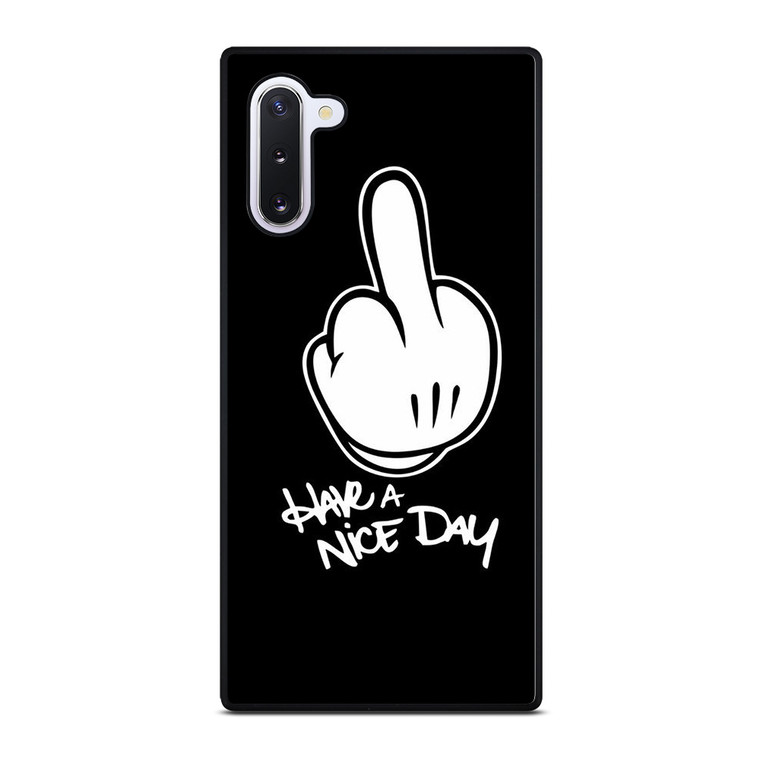MICKEY MOUSE MIDDLE FINGER DISNEY Samsung Galaxy S10 Case