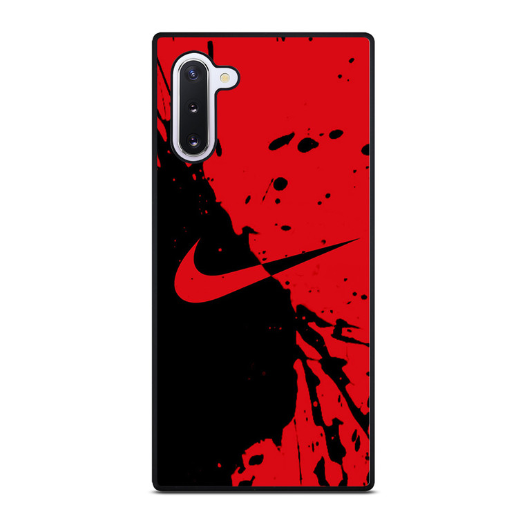 NIKE SWOOSH LOGO RED BLACK Samsung Galaxy S10 Case