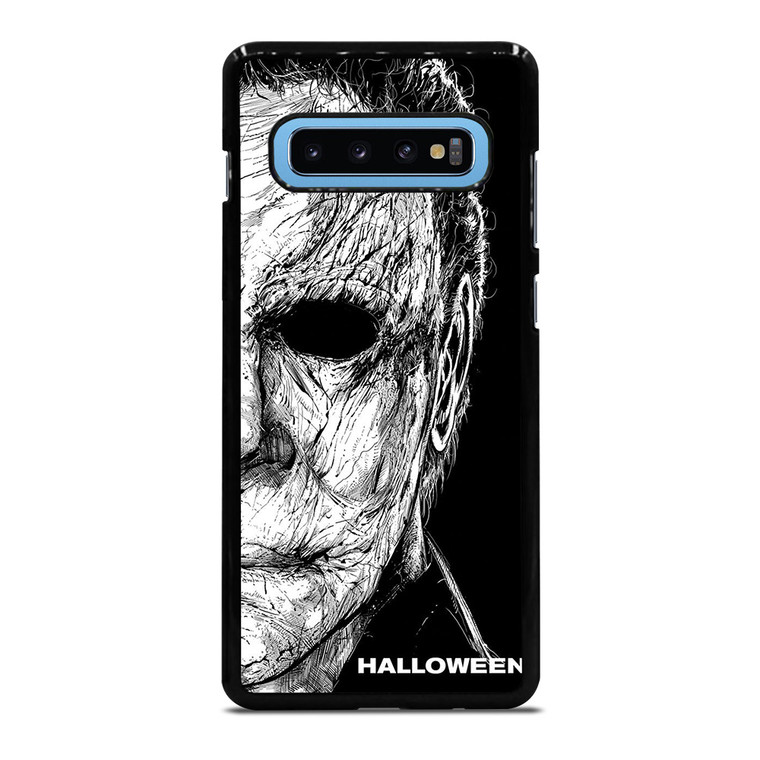 MICHAEL MYERS FACE HALLOWEEN FACE ART Samsung Galaxy S10 Plus Case