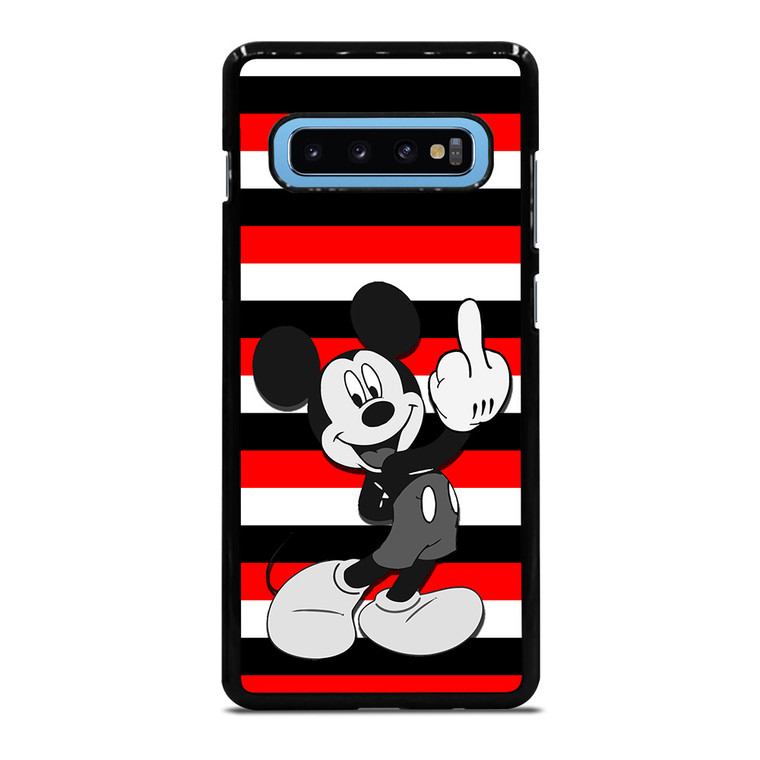 MICKEY MOUSE DISNEY MIDDLE FINGER Samsung Galaxy S10 Plus Case