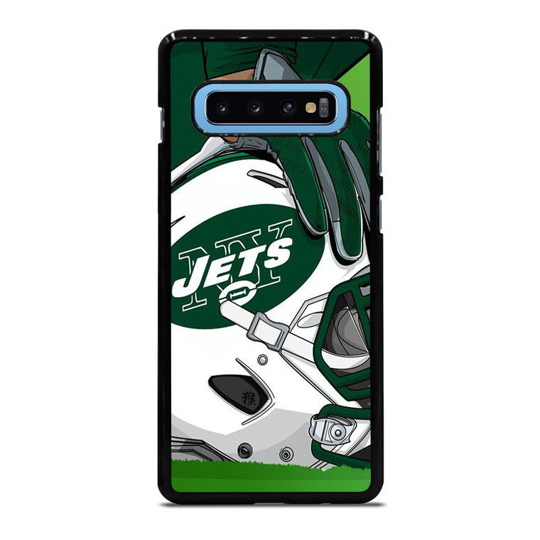 NEW YORK JETS HELMET LOGO Samsung Galaxy S10 Plus Case