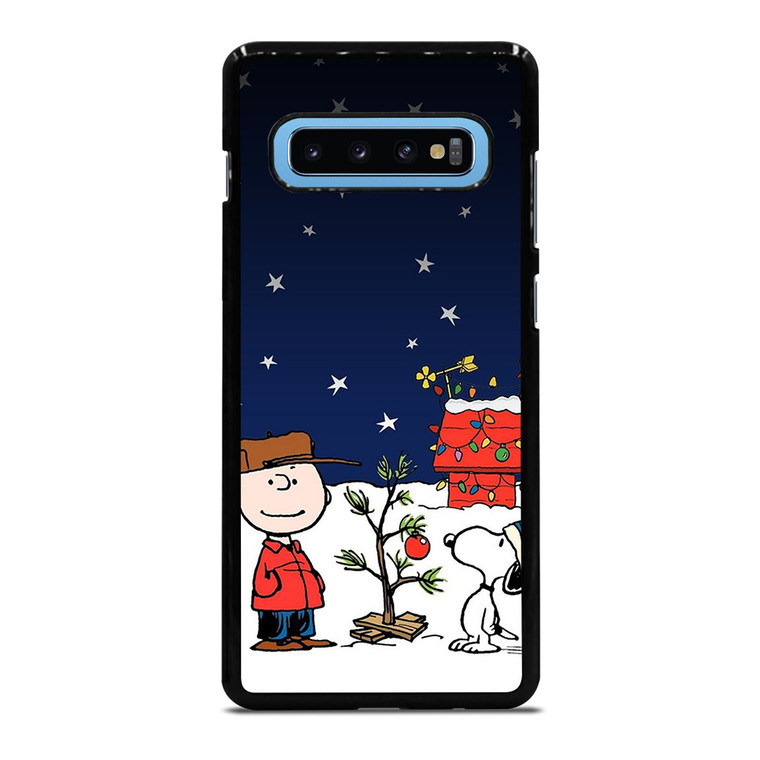 SNOOPY AND CHARLIE BROWN SNOW THE PEANUTS Samsung Galaxy S10 Plus Case