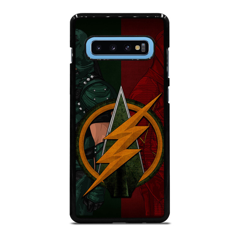 THE FLASH GREEN ARROW LOGO DC Samsung Galaxy S10 Plus Case