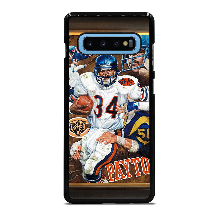 WALTER PAYTON FOOTBALL CHICAGO BEARS Samsung Galaxy S10 Plus Case