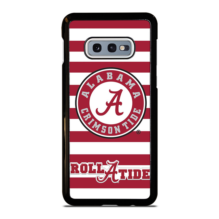 ALABAMA CRIMSON TIDE ROLL A TIDE STRIPE LOGO Samsung Galaxy S10e Case