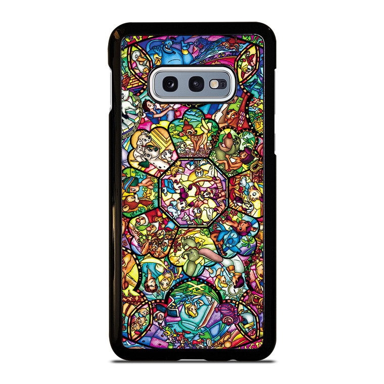 ALL DISNEY CHARACTERS GLASS ART Samsung Galaxy S10e Case