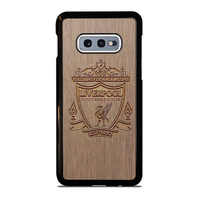 LIVERPOOL FC FOOTBALL CLUB WOODEN LOGO Samsung Galaxy S10e Case