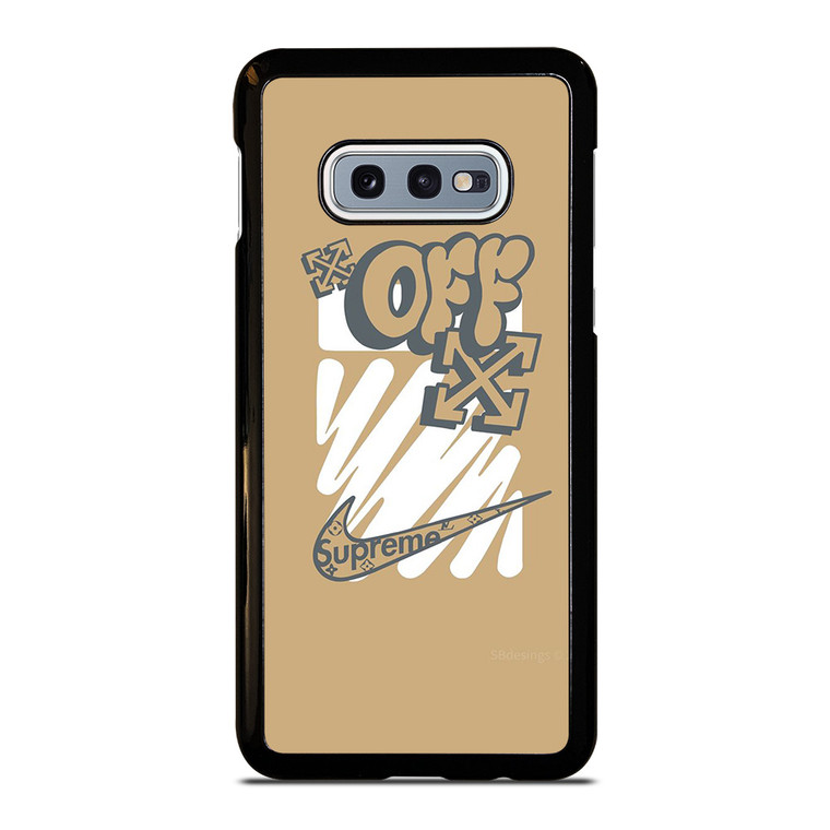 OFF WHITE NIKE SUPREME LOGO Samsung Galaxy S10e Case