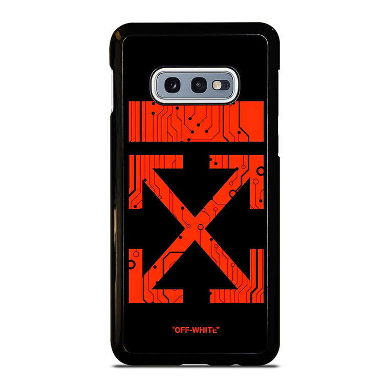 OFF WHITE RED CIRCUIT Samsung Galaxy S10e Case