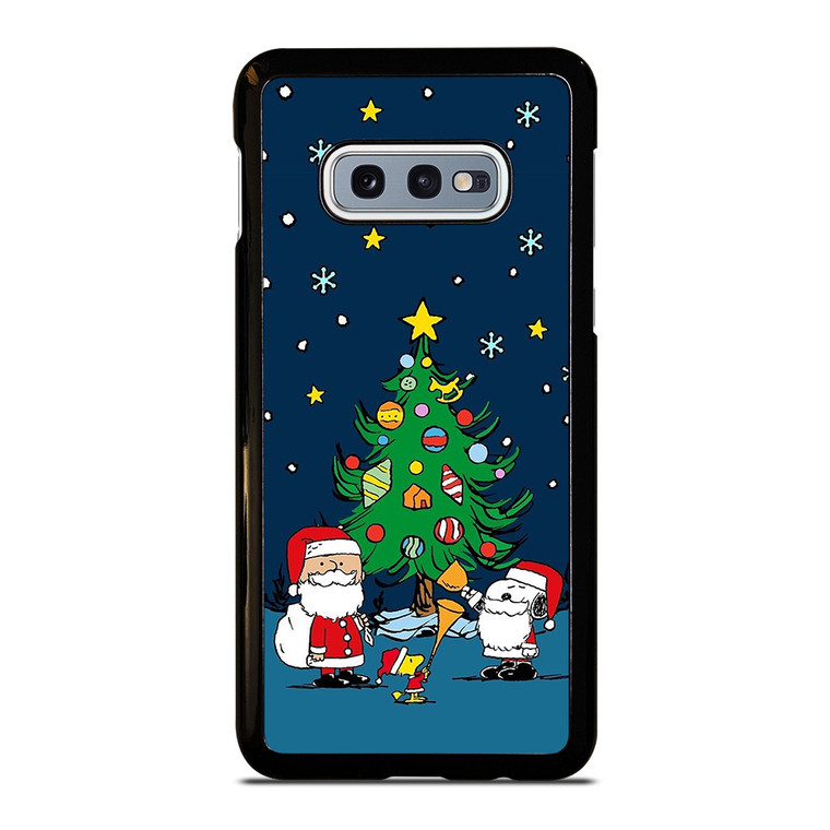 SNOOPY AND SANTA THE PEANUTS Samsung Galaxy S10e Case