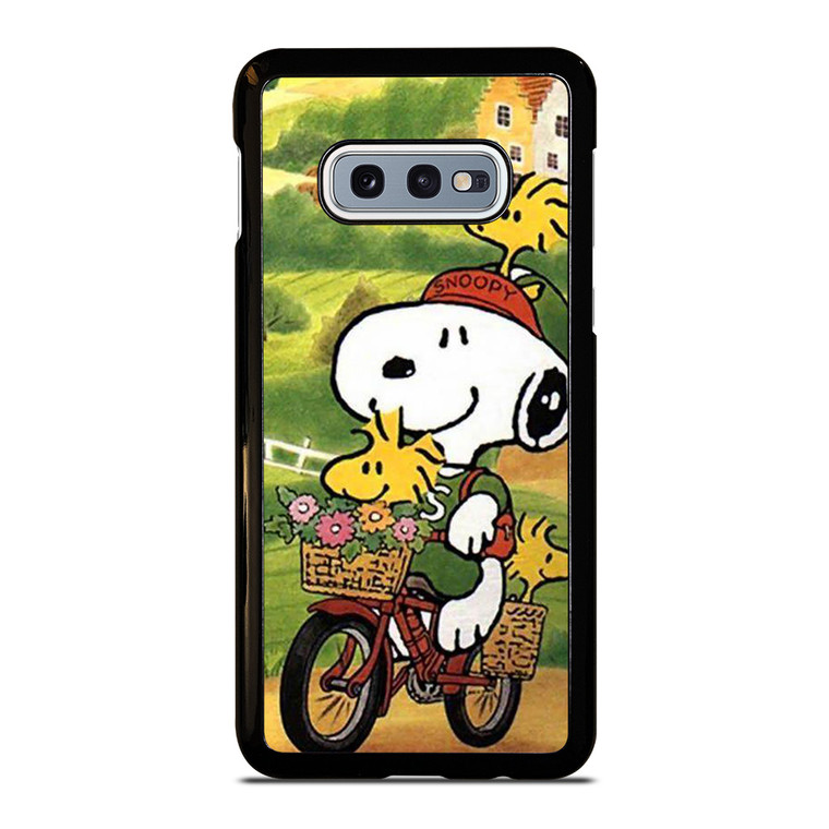 SNOOPY THE PEANUTS BICYCLE Samsung Galaxy S10e Case