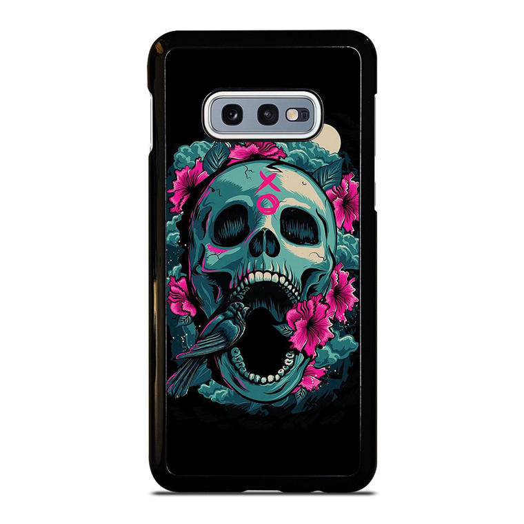 SUGAR SKULL FLOWERS TATTOO Samsung Galaxy S10e Case