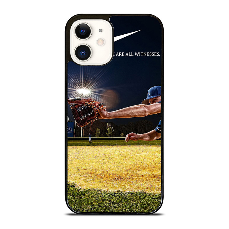 NIKE LOGO WE ARE ALL WITNESSES BASEBALL iPhone 12 Case