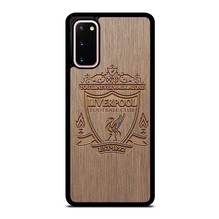 LIVERPOOL FC FOOTBALL CLUB WOODEN LOGO Samsung Galaxy S20 Case