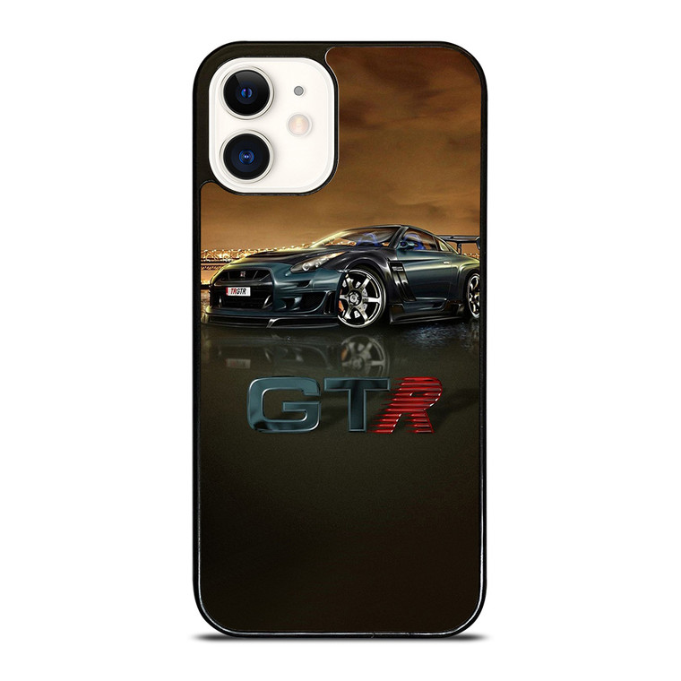 NISSAN GTR R35 SILVER GLOWING iPhone 12 Case