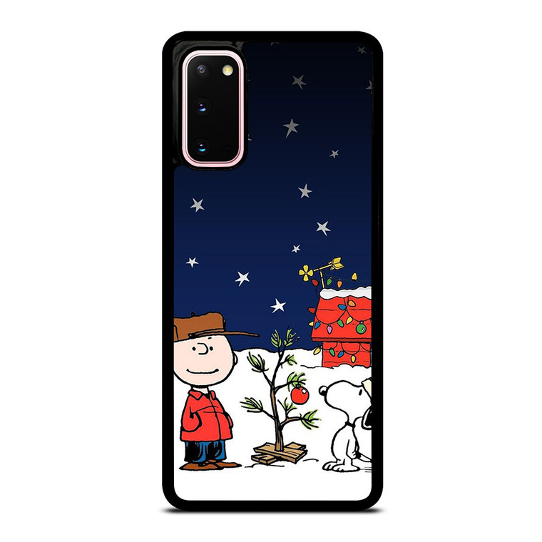 SNOOPY AND CHARLIE BROWN SNOW THE PEANUTS Samsung Galaxy S20 Case