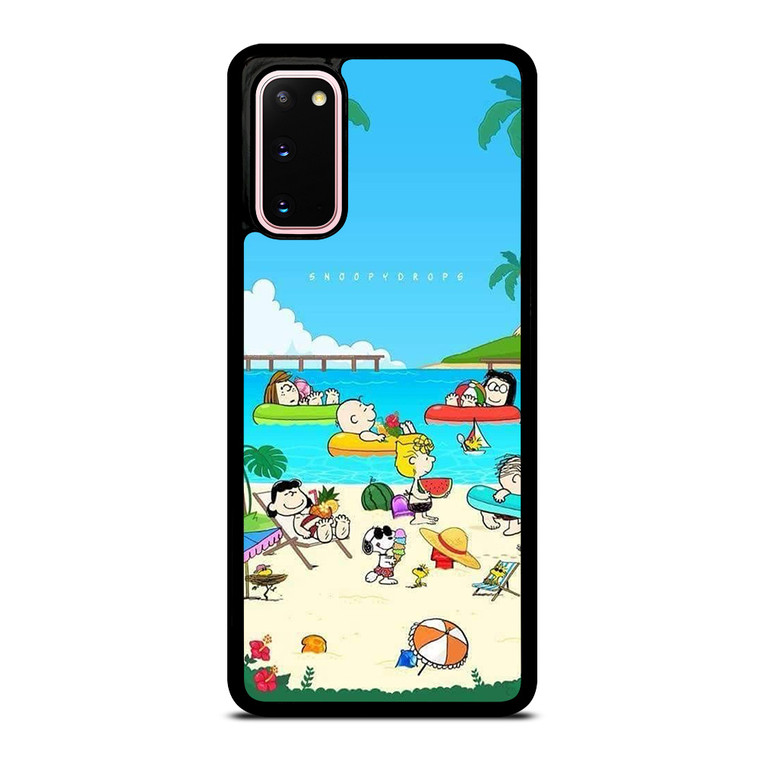 SNOOPY THE PEANUTS BEACH Samsung Galaxy S20 Case