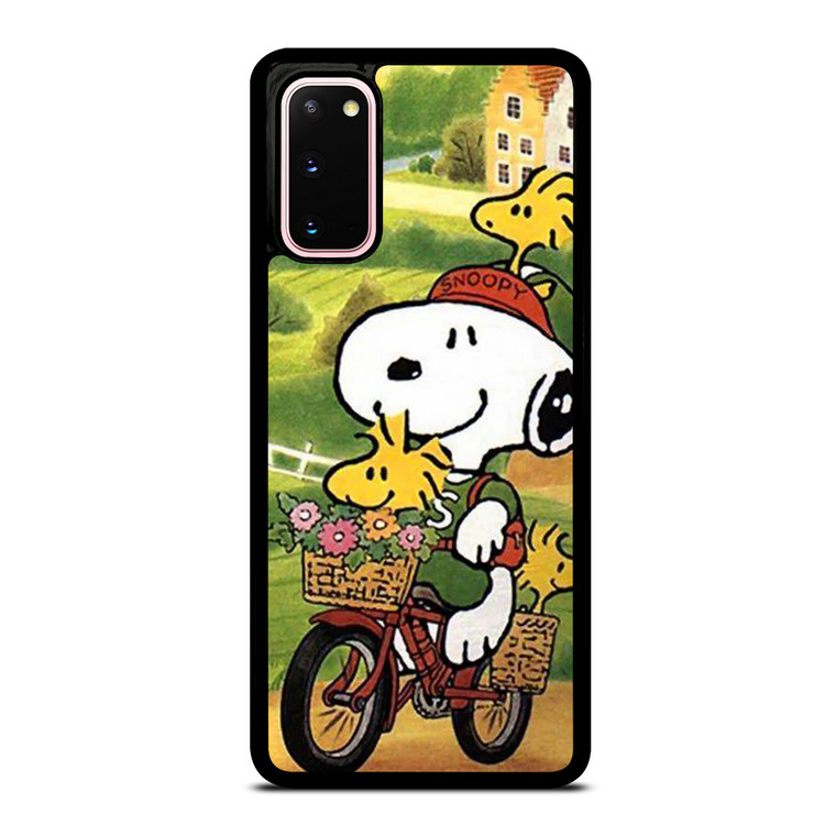 SNOOPY THE PEANUTS BICYCLE Samsung Galaxy S20 Case