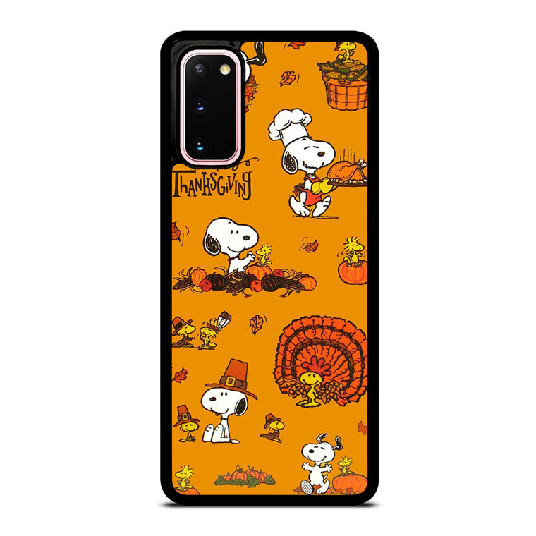 SNOOPY THE PEANUTS HAPPY THANKSGIVING Samsung Galaxy S20 Case