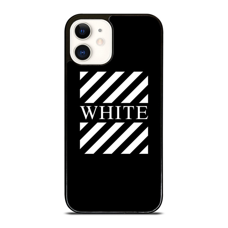 OFF WHITE LOGO CENTER STRIPE iPhone 12 Case