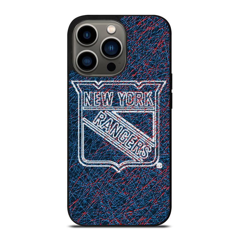 NEW YORK RANGERS ABSTRACT iPhone 13 Pro Case NEW YORK RANGERS ABSTRACT iPhone 13 Pro Case