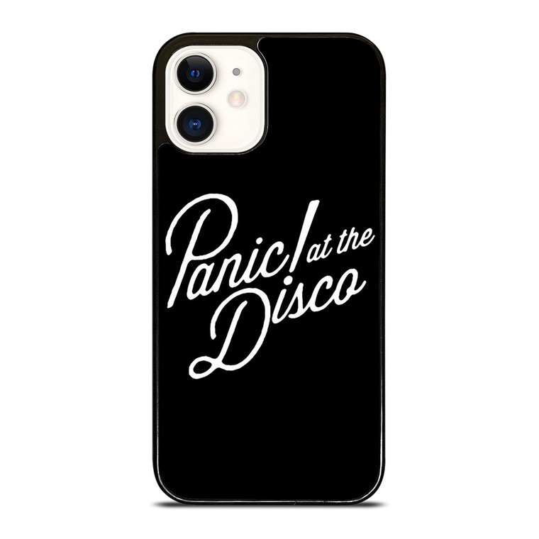 PANIC AT THE DISCO BLACK WHITE iPhone 12 Case