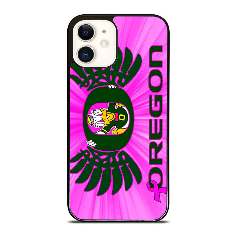 PINK GIRLS OREGON DUCKS iPhone 12 Case