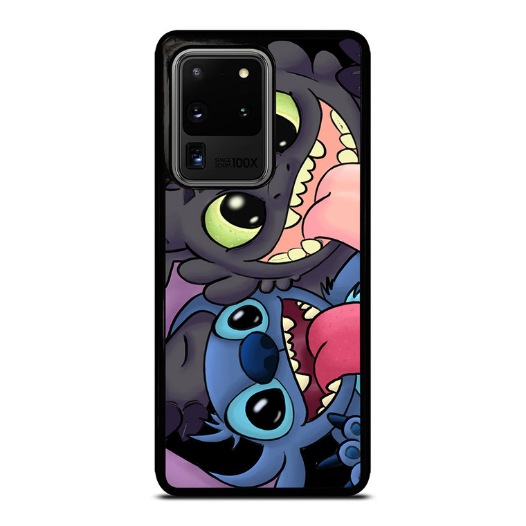 STITCH AND TOOTHLESS CARTOON Samsung Galaxy S20 Ultra Case