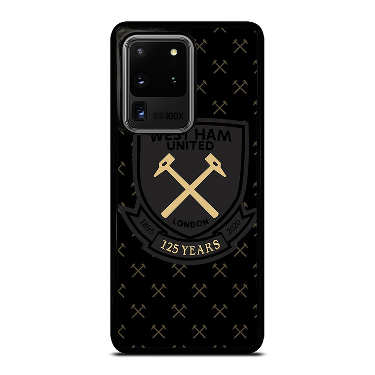 WEST HAM UNITED BLACK LOGO Samsung Galaxy S20 Ultra Case