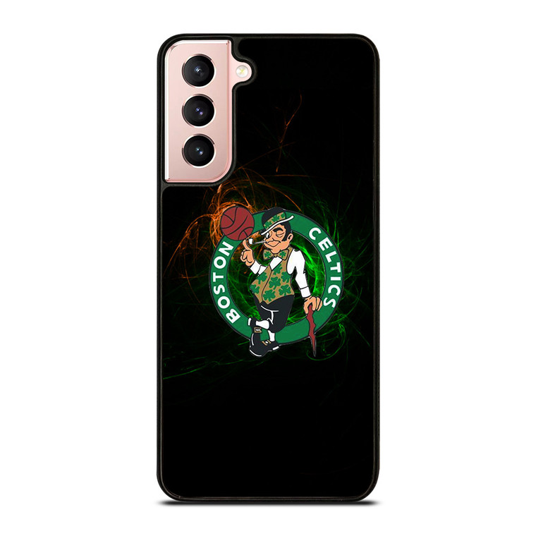 BOSTON CELTICS LOGO ART Samsung Galaxy S21 Case
