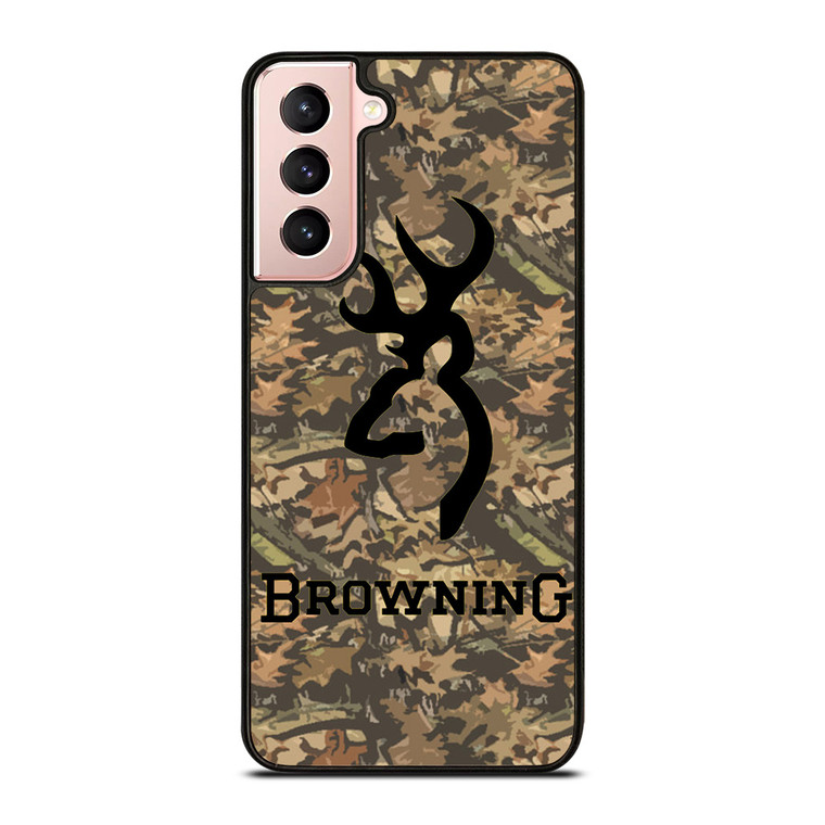 CAMO BROWNING LOGO Samsung Galaxy S21 Case