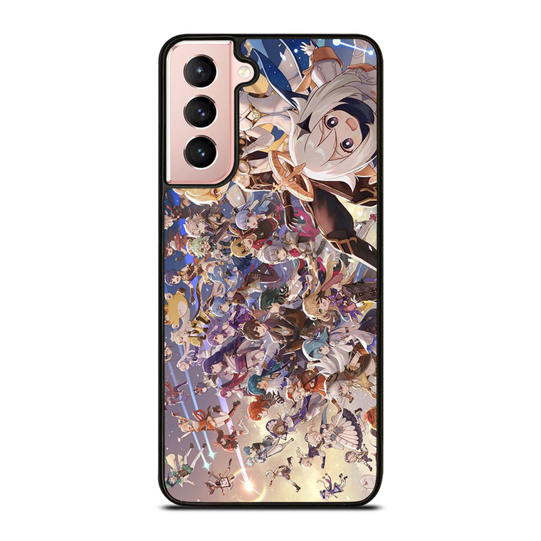 GENSHIN IMPACT ALL GAME CHARACTERS Samsung Galaxy S21 Case