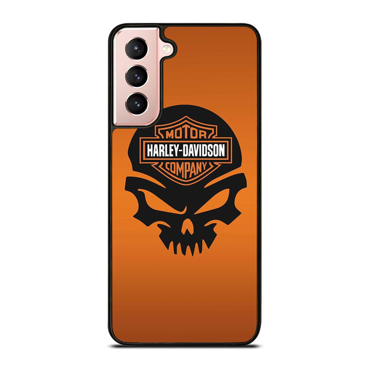 HARLEY DAVIDSON MOTORCYCLE SKULL LOGO Samsung Galaxy S21 Case