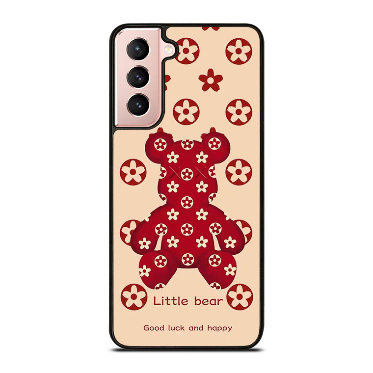 LITTLE BEAR BRICK KAWS RED Samsung Galaxy S21 Case