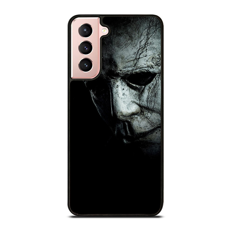MICHAEL MYERS FACE HALLOWEEN HORROR MOVIE Samsung Galaxy S21 Case