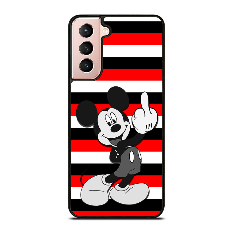 MICKEY MOUSE DISNEY MIDDLE FINGER Samsung Galaxy S21 Case