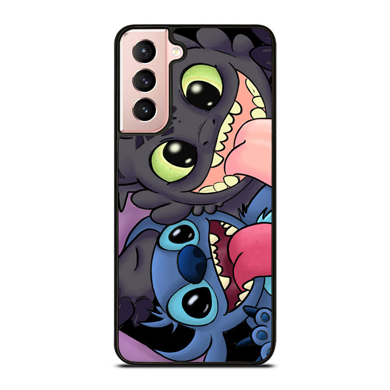 STITCH AND TOOTHLESS CARTOON Samsung Galaxy S21 Case