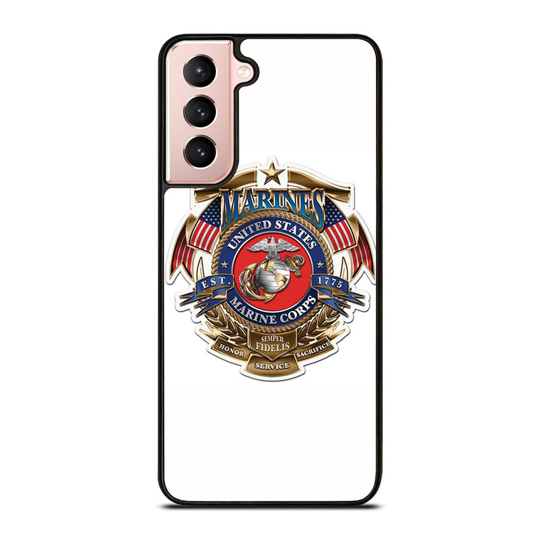 USMC US MARINE SEAL CORPS LOGO EMBLEM Samsung Galaxy S21 Case