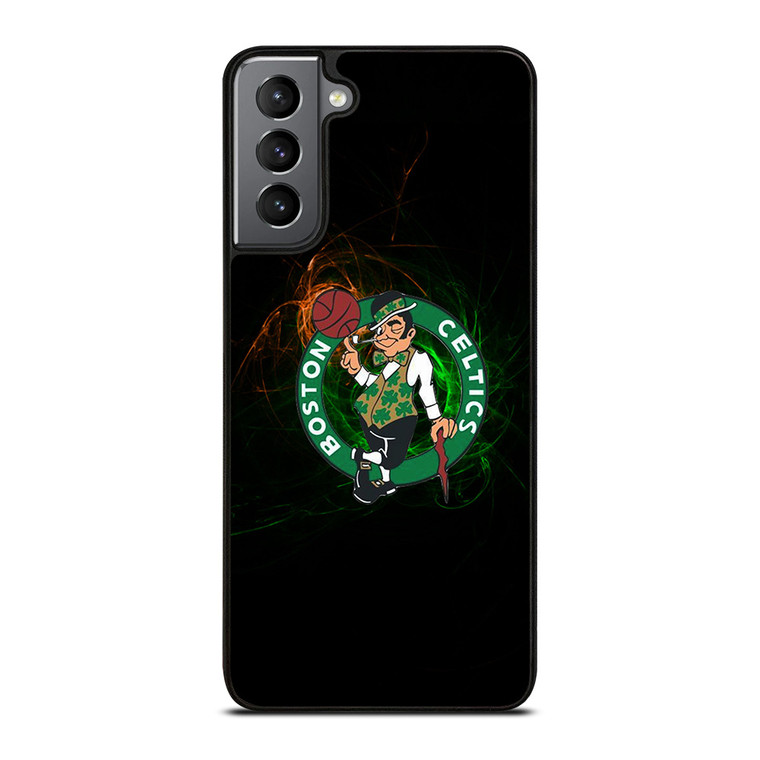 BOSTON CELTICS LOGO ART Samsung Galaxy S21 Plus Case