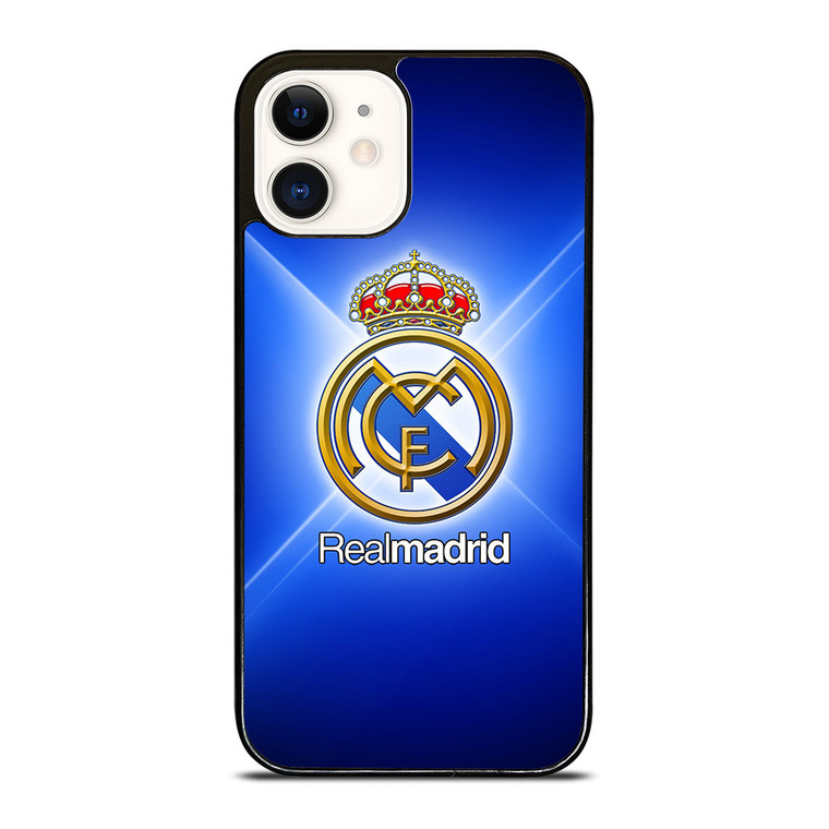REAL MADRID LOGO BLUE LIGHT iPhone 12 Case