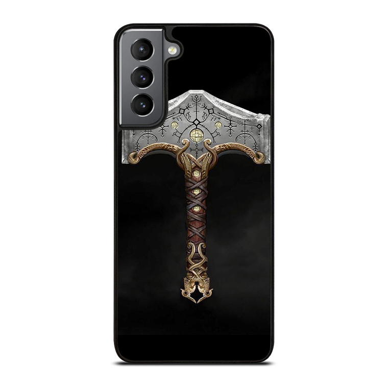 GOD OF WAR RAGNAROK HAMMER OF THOR Samsung Galaxy S21 Plus Case