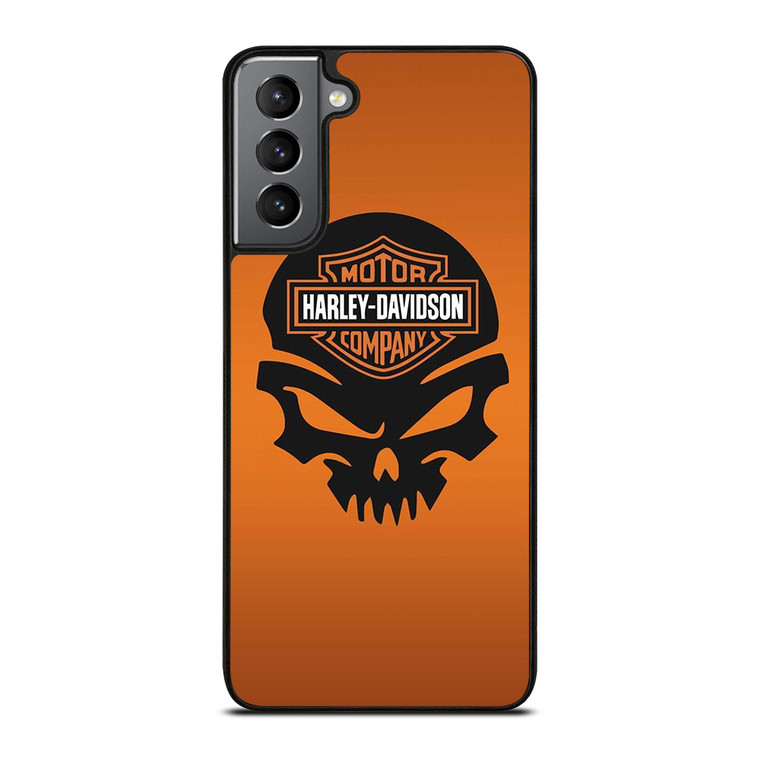 HARLEY DAVIDSON MOTORCYCLE SKULL LOGO Samsung Galaxy S21 Plus Case